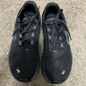 On Women’s Cloudmonster Running Shoes, Black/Magnet, Size 9